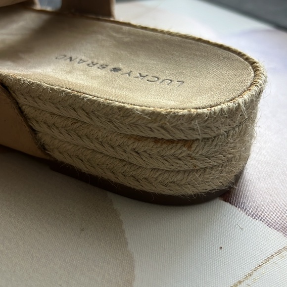 Lucky Brand platform leather sandals - Picture 5 of 10